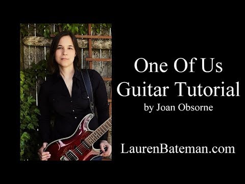 One Of Us Guitar Tutorial