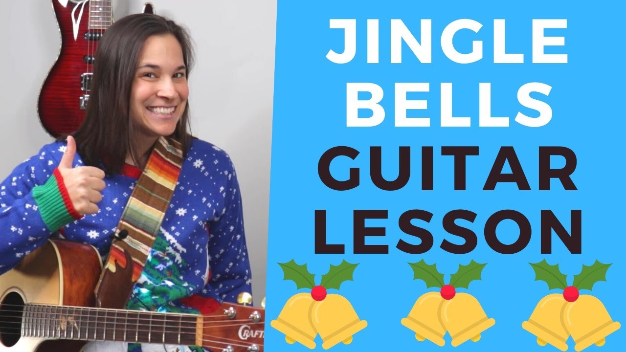 JINGLE BELLS Guitar Lesson for Beginners & Late Beginners