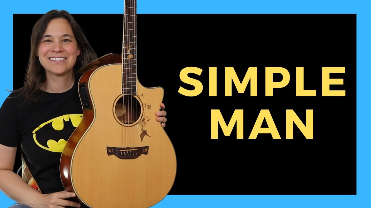 Simple Man Guitar Lesson - Learn To Pick The Intro Fast & Easy!