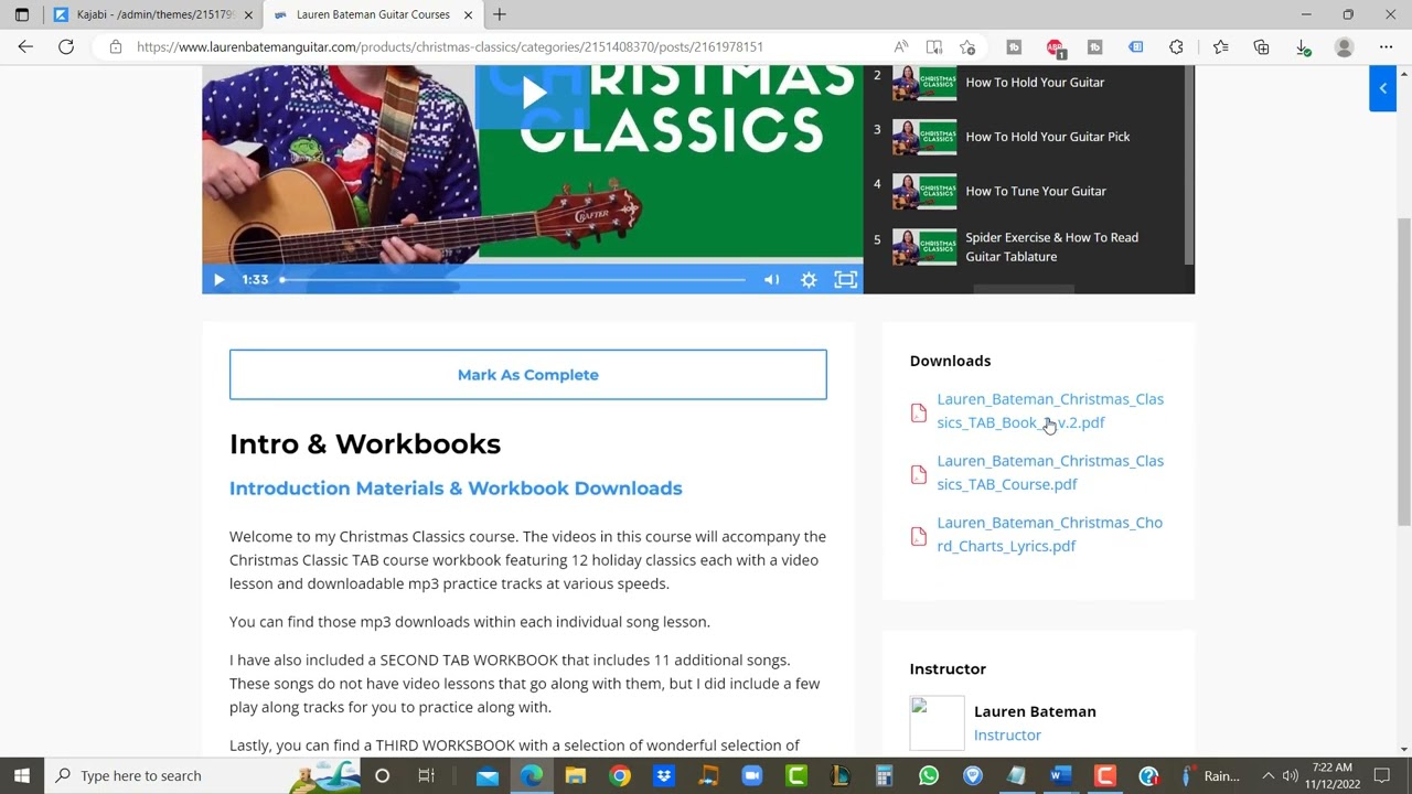 How To Download My Christmas Workbook and Play Alongs