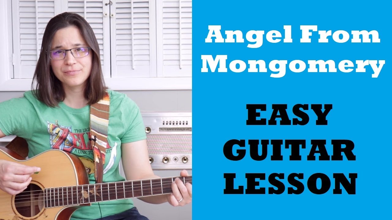 How To Play Angel From Montgomery Guitar Lesson - Easier Strumming