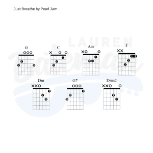 Just Breathe Chords and Guitar Lesson by Pearl Jam - Lauren Bateman Guitar