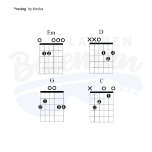 Praying Chord Chart - Lauren Bateman Guitar