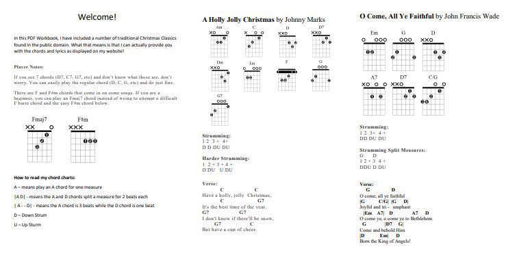 christmas course examples