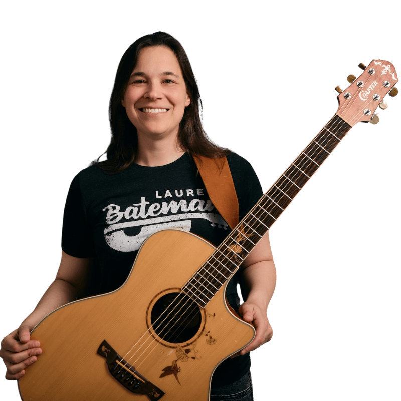 Lauren Bateman Holding guitar