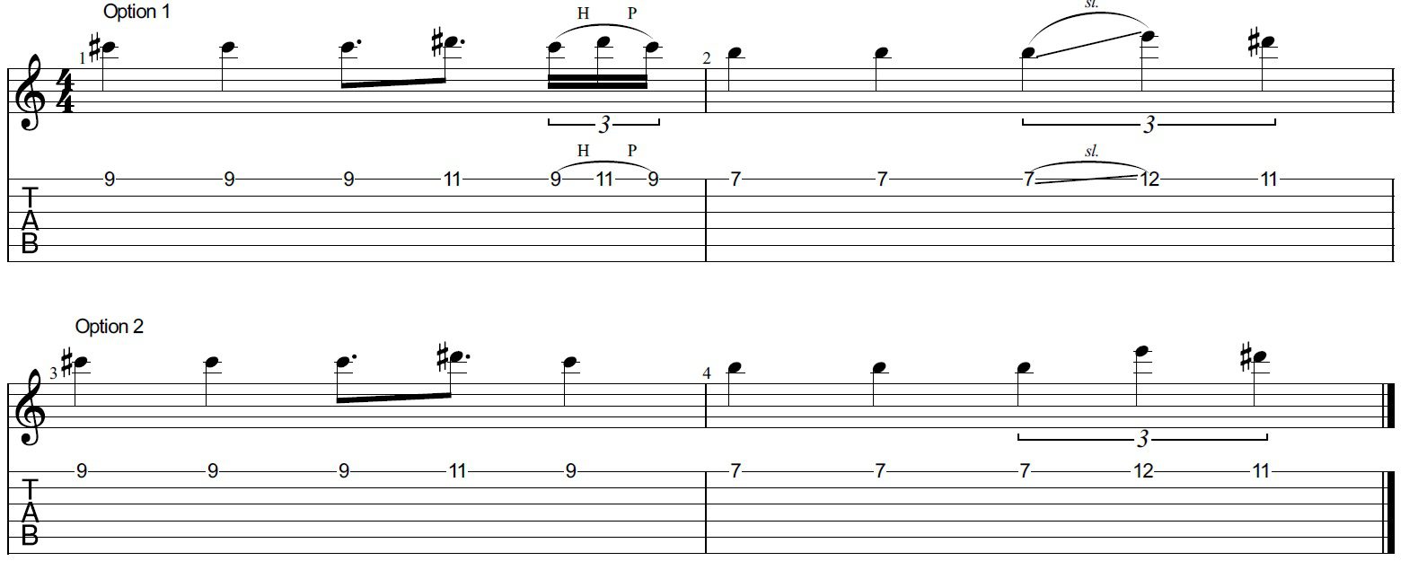 live for today intro tab